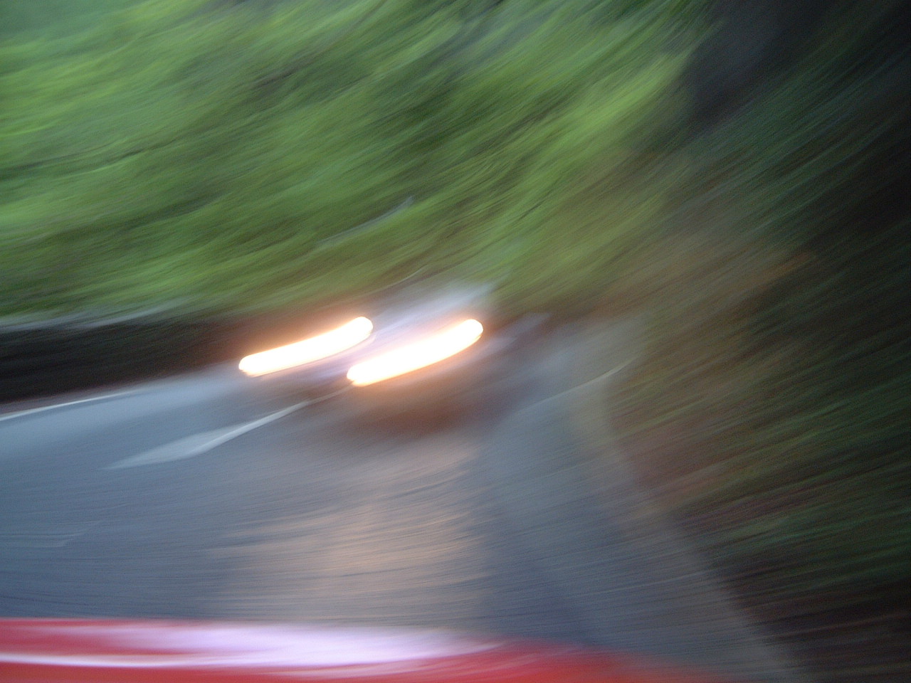 V7 giving chase through Snowdonia, taken from Simon's 21
